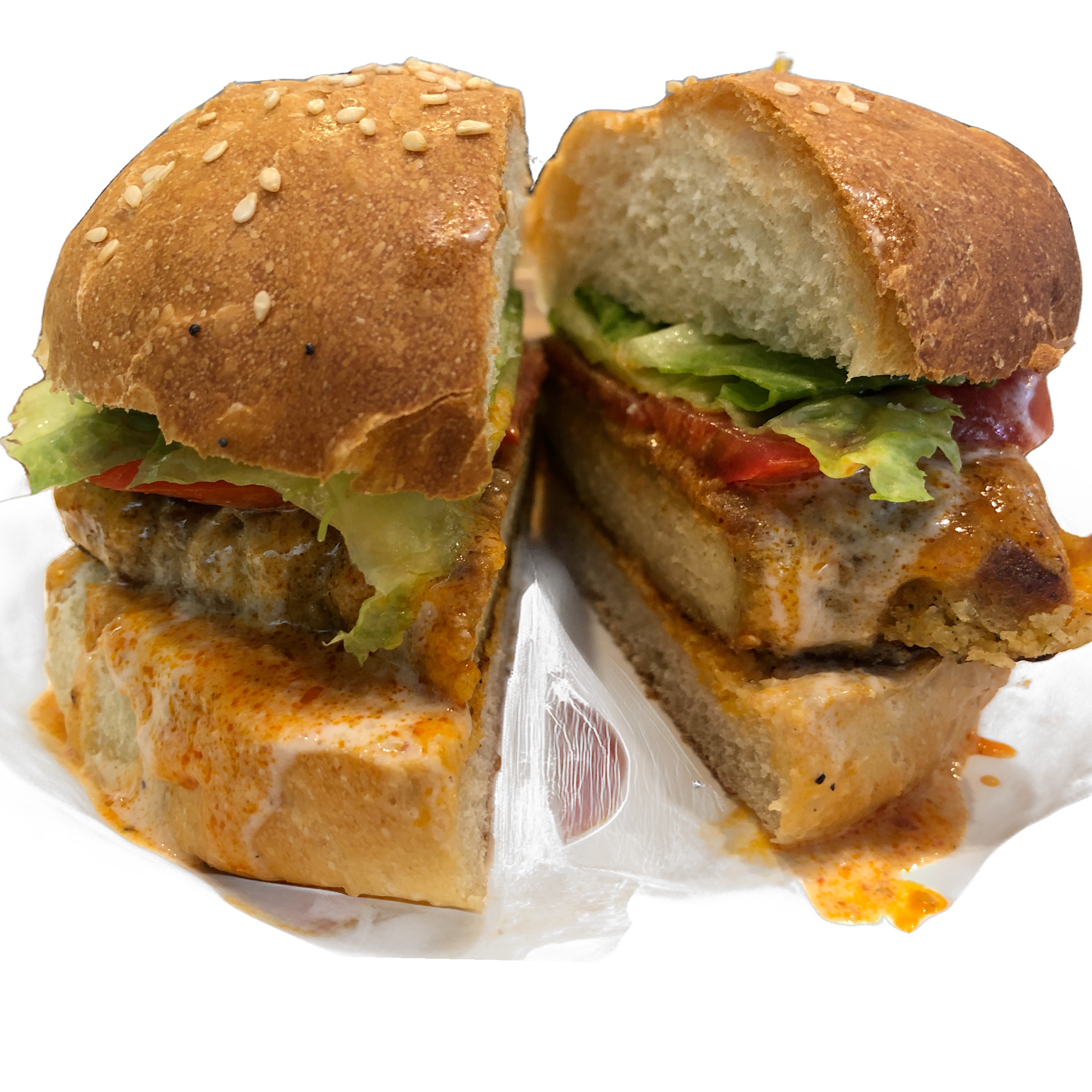 Buffalo Tofu Sandwich (V)